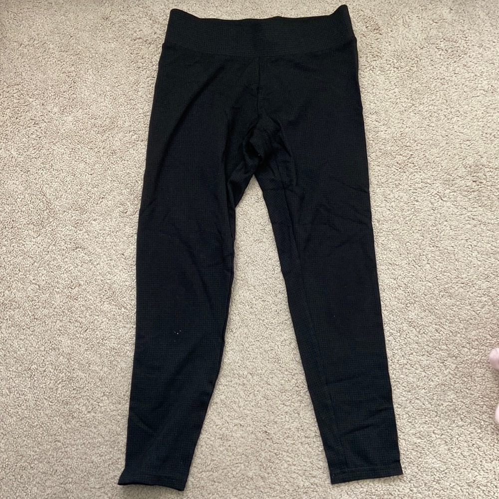 Loft size small black checkered leggings
